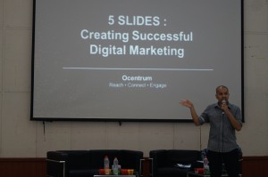 Bapak Arief Budiman selaku CEO Ocentrum