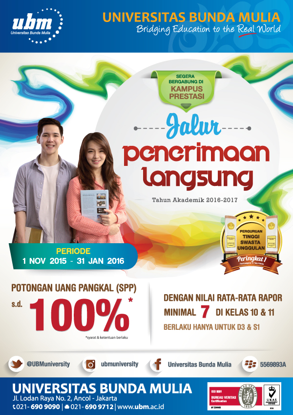 E-flyer  Universitas Bunda Mulia