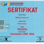 serti hackathon william thamrin