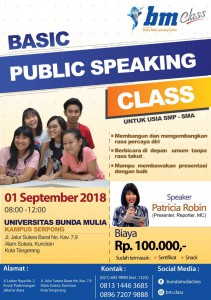 basic public speaking