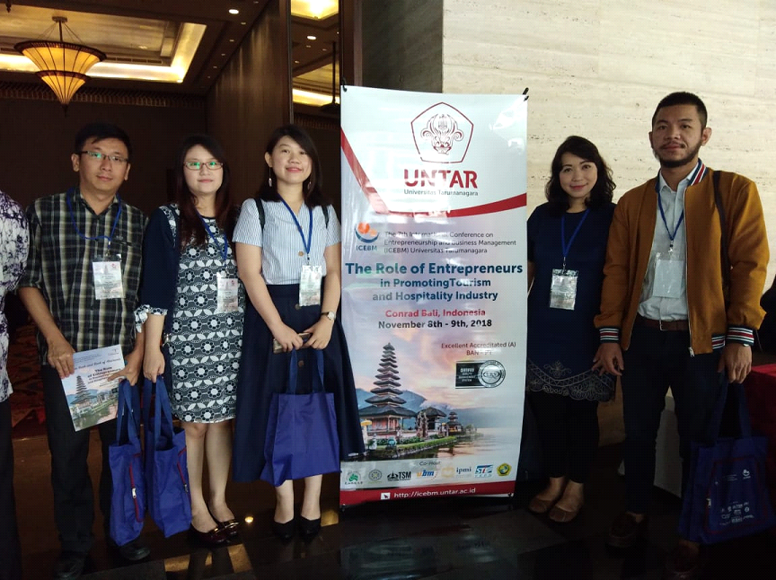 PROGRAM STUDI MANAJEMEN UNIVERSITAS BUNDA MULIA MENJADI CO-HOST THE 7TH INTERNATIONAL CONFERENCE ON ENTREPRENEURSHIP AND BUSINESS MANAGEMENT 2018 DI CONRAD BALI NUSA DUA (08 & 09 NOVEMBER 2018)