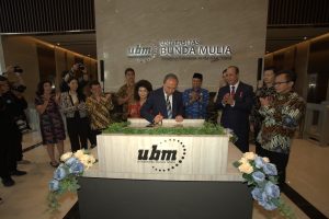 Penandataganan Prasasti UBM Tower