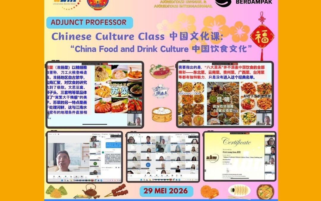 Adjunct Prefessor China Food and Drink Culture