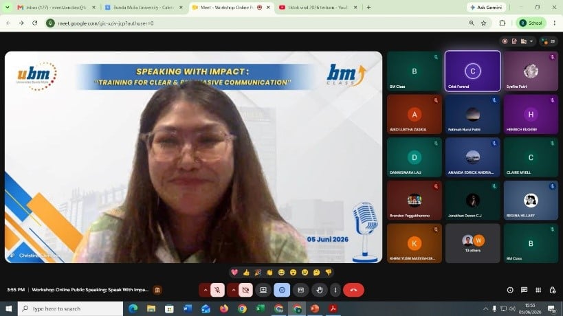 BM Class and Alumni Career Center Equip Young Professionals with Persuasive Communication Skills through “Speak With Impact: Training for Clear and Persuasive Communication”