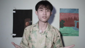 Dokumentasi Pemanfaatan ilustrasi dan perubahan suasana dalam penampilan Steven dan Aiko
