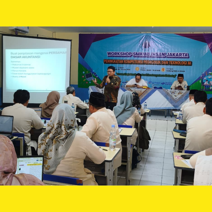 Pengabdian Kepada Masyarakat “Peningkatan Kompetensi Guru dalam Penyusunan Laporan Keuangan dan Pemanfaatan AI” SMK Al Ihsan- Jakarta